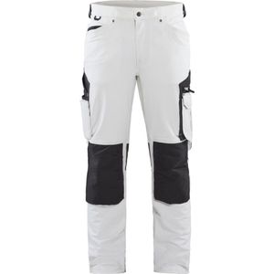 Blaklader Schildersbroek met 4-weg stretch 1089-1645 - Wit/Donkergrijs