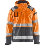 Blåkläder 4987-1987 Shelljack High Vis High Vis Oranje/Medium Grijs maat 4XL