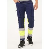 Blaklader Werkbroek met stretch High Vis 1551-1811 - Medium Grijs/ High Vis Oranje