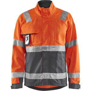 Blåkläder - 4064-1811 Jack - High Vis - Oranje/Grijs - Waterafstotend