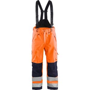 Blåkläder - High Vis Shell Werkbroek - Oranje/Marineblauw