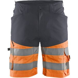Blåkläder - 1541-1811 Short - High Vis Medium Grijs/High Vis Oranje - Stretch