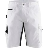 Blaklader Schildersshorts met stretch 1094-1330 - Wit/Donkergrijs