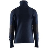 Blaklader Wollen sweater 4630-1071 - Donkerblauw/Donkergrijs