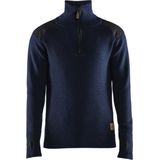 Blaklader Wollen sweater 4630-1071 - Donkerblauw/Donkergrijs