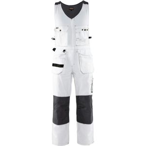 Blaklader Amerikaanse overall 2532-1210 - Wit/Donkergrijs - C150