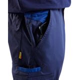 Blaklader Industrie werkbroek stretch 1444-1832 - Marineblauw/Korenblauw