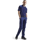 Blaklader Industrie werkbroek stretch met kniezakken 1448-1832 - Marineblauw/Korenblauw