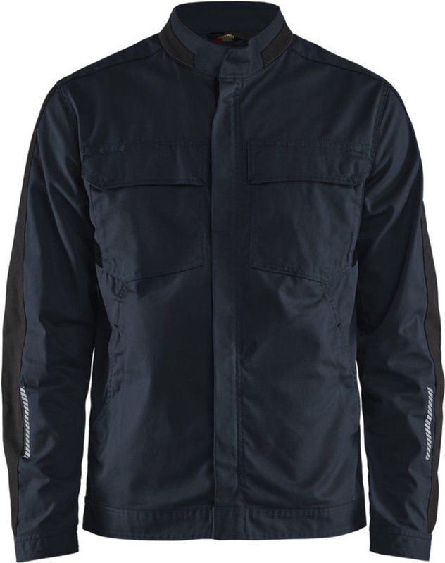 Blåkläder - 4444-1832 - Industrie Jack - Donker Marineblauw/Zwart - 2-Weg Stretch - Krasvrij