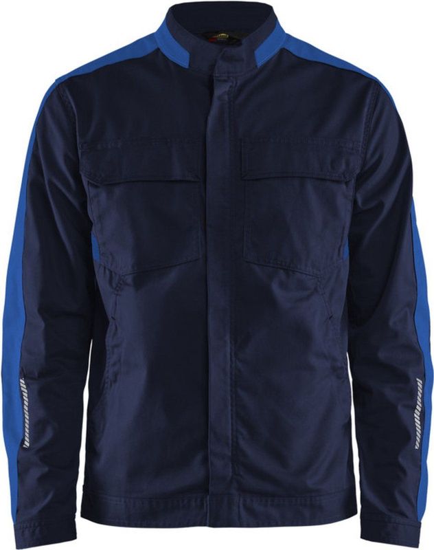 Blåkläder - 4444-1832 - Industrie Jack - Marineblauw/Korenblauw - 2-Weg Stretch - Krasvrij