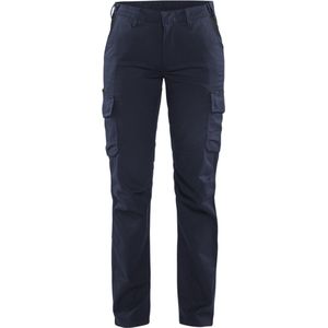 Blaklader Dames industrie werkbroek stretch 7144-1832 - Donker marineblauw/Zwart