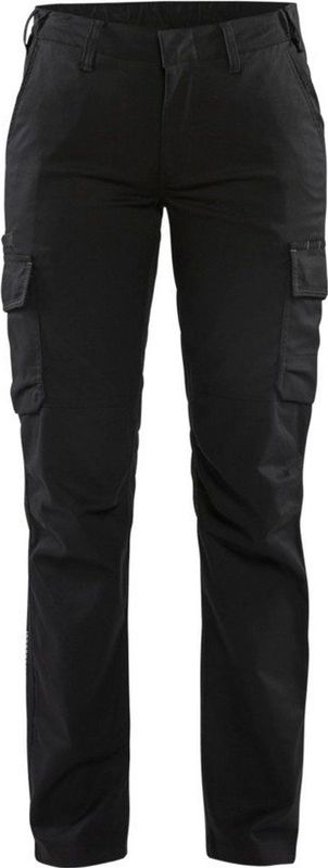 Blaklader Dames industrie werkbroek stretch 7144-1832 - Zwart