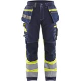 Blåkläder - 1794-1370 - Werkbroek - Marine/High Vis Geel - Stretch - C62
