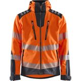 Blåkläder 4491-2513 Softshell jack High Vis High Vis Oranje/Medium Grijs maat 4XL