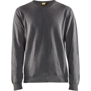 Blåkläder - Gebreide Pullover - Zwart Mêlee - 100% Katoen