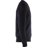 Blaklader - Gebreide Pullover - V-hals - Grijs - Gebreide Stof