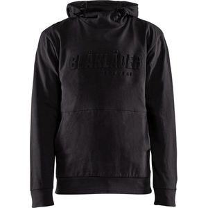 Blåkläder - 3530-1158 Hoodie 3D - Zwart - 100% Katoen - Met Telefoonzakje