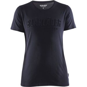 Blåkläder - Dames T-Shirt - Donker Marineblauw - Katoen - 3D-print
