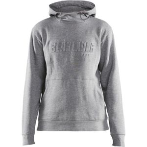 Blåkläder - Dames Hoodie 3D - Grijs Mêlee - 35601157