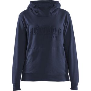 Blåkläder 3560-1158 Dames hoodie 3D Donker marineblauw maat XS