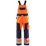 Blaklader Bretelbroek High Vis 2660-1811 - High Vis Oranje/Marineblauw