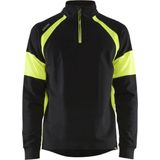 Blaklader - Sweatshirt - High Vis Zones - Katoen/Polyester - Halve Rits