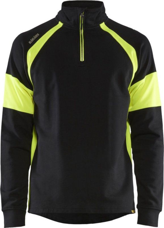 Blaklader - Sweatshirt - High Vis Zones - Katoen/Polyester - Halve Rits