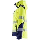 Blåkläder - 4791-2513 - Softshell Jack - High Vis Geel/Marineblauw