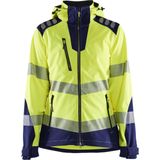 Blåkläder - 4791-2513 - Softshell Jack - High Vis Geel/Marineblauw