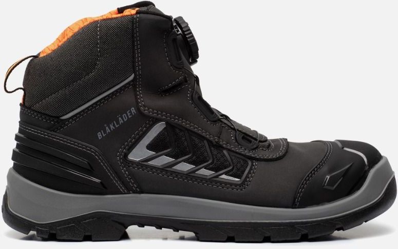 Blåkläder - 2453-0000 ELITE - Hoge Veiligheidsschoen - Zwart - Microvezel