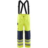Blåkläder - 1313-2022 - Vlamvertragende Regenbroek - Geel/Marineblauw - High Vis