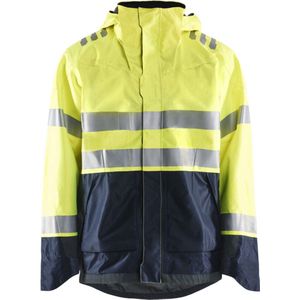 Blåkläder - 4088-1532 - Multinorm Shelljack - High Vis - Geel/Marineblauw - Vlamvertragend