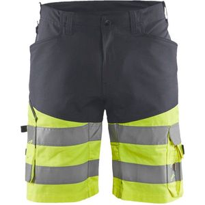 Blåkläder Short - High-Vis - Grijs/Geel - Stretch - CORDURA-versterking
