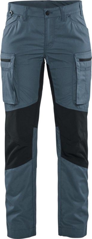Blåkläder - Dames Service Werkbroek - Gevoelloos Blauw/Donkerblauw - Lichtgewicht Materiaal