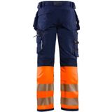 Blåkläder - 1993-1642 - Werkbroek - Marineblauw/Oranje - 4-Weg-Stretch