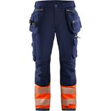 Blaklader High Vis 4-weg-stretch werkbroek 1993-1642 - Marineblauw/Oranje