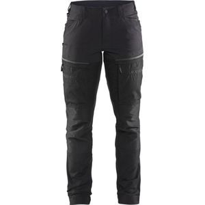 Blaklader Servicewerkbroek met stretch voor dames 7166-1845 - Zwart/Donkergrijs