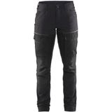 Blaklader Servicewerkbroek met stretch voor dames 7166-1845 - Zwart/Donkergrijs