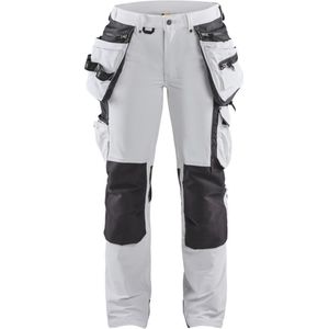 Blåkläder - 7179-1645 - Schildersbroek - Wit/Donkergrijs - 4-weg Stretch