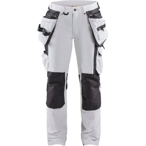 Blåkläder - 7179-1645 - Schildersbroek - Wit/Donkergrijs - 4-weg Stretch