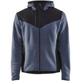 Blåkläder 5940-2536 Gebreid jack met softshell Gevoelloos blauw/Donkerblauw maat 4XL