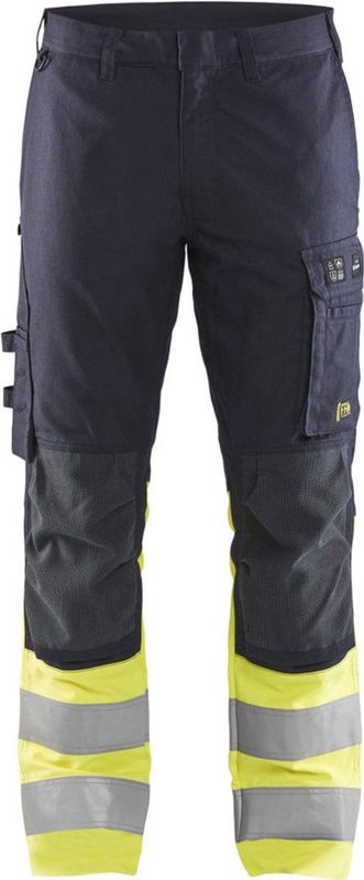 Blåkläder - 1787-1512 Werkbroek - Marine/High Vis Geel - Stretchmateriaal