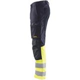 Blaklader Multinorm werkbroek Inherent met stretch 1787-1512 - Marine/High Vis Geel