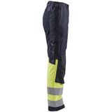 Blaklader Multinorm dameswerkbroek Inherent met stretch 7187-1512 - Marine/High Vis Geel
