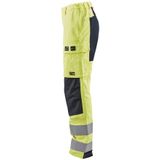 Blåkläder - 7191-1512 Werkbroek - High Vis Geel/Marineblauw - Vlamvertragend