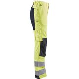 Blåkläder - 7191-1512 Werkbroek - High Vis Geel/Marineblauw - Vlamvertragend
