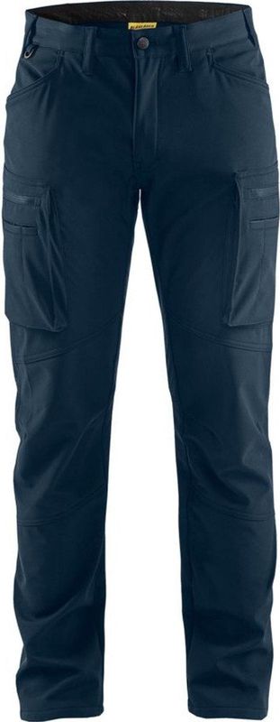 Blaklader Softshell service werkbroek 1477-2513 - Donker marineblauw