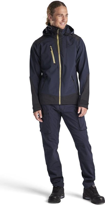 Blaklader Softshell service werkbroek 1477-2513 - Zwart