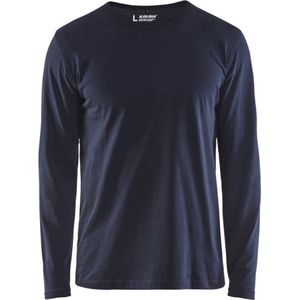 Blåkläder - T-Shirt - Lange Mouw - Donker Marineblauw - 100% Katoen