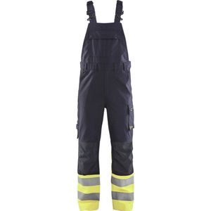 Blåkläder - 2888-1512 Bretelbroek - Marine/High Vis Geel - Vlamvertragend Materiaal